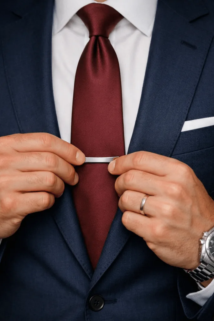 Slipsenål outfit