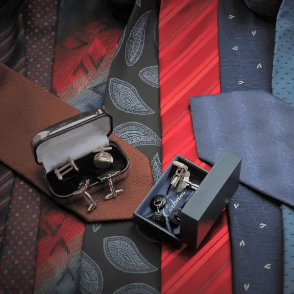 Slips og slipsenåle komplementære accessories